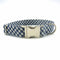 Once in a Blue Moon Gingham Dog Collar