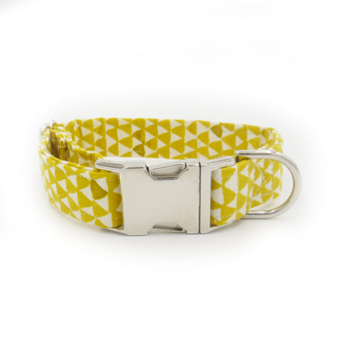Mellow Yellow Stylish Dog Collar